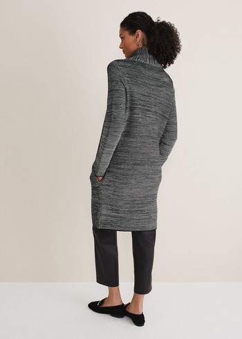 Phase Eight Talia Tweed Coats Grey/Black Canada | JOTDQS-531